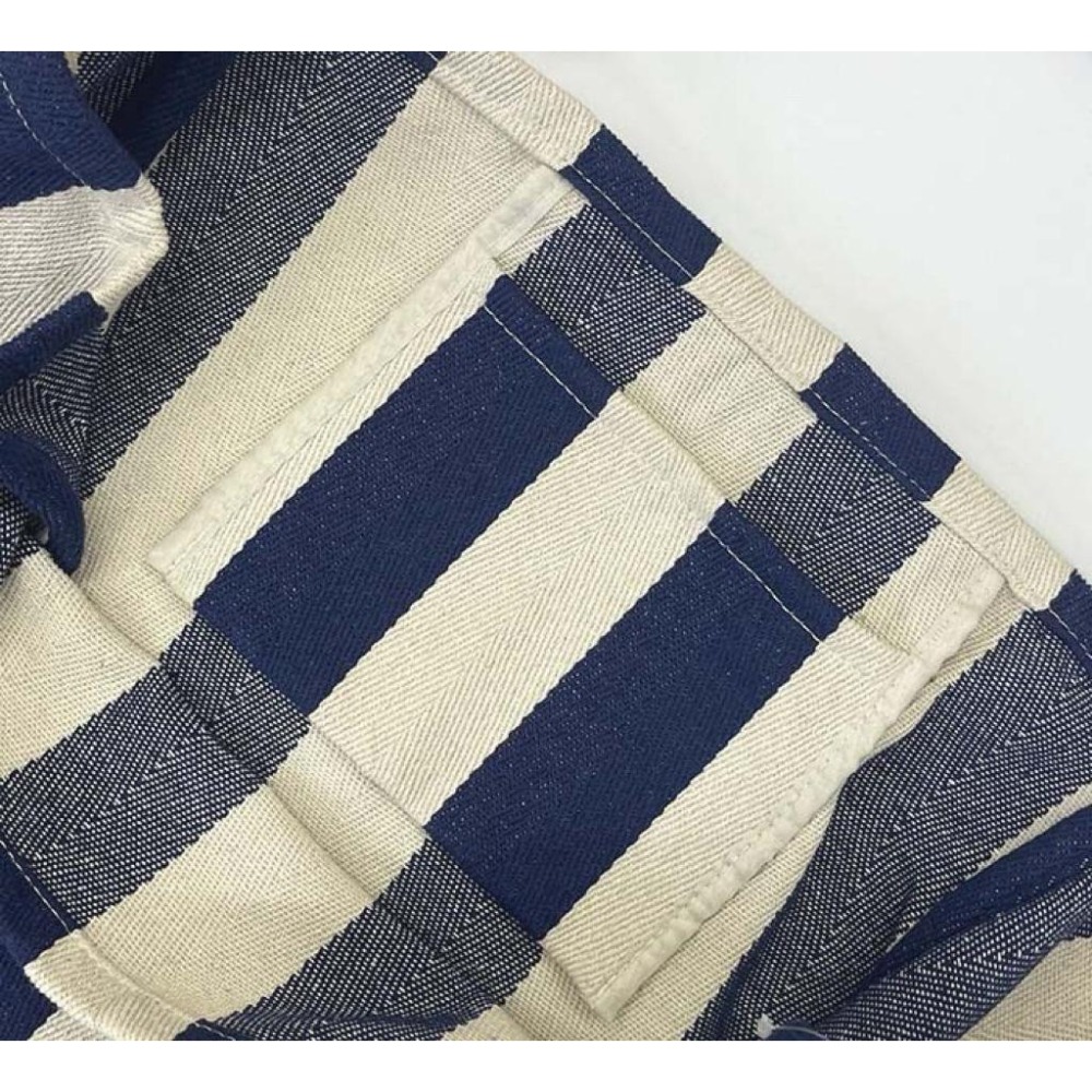 [現貨] 日本 jou jou lie 帆布袋 大容量 條紋帆布袋-細節圖3