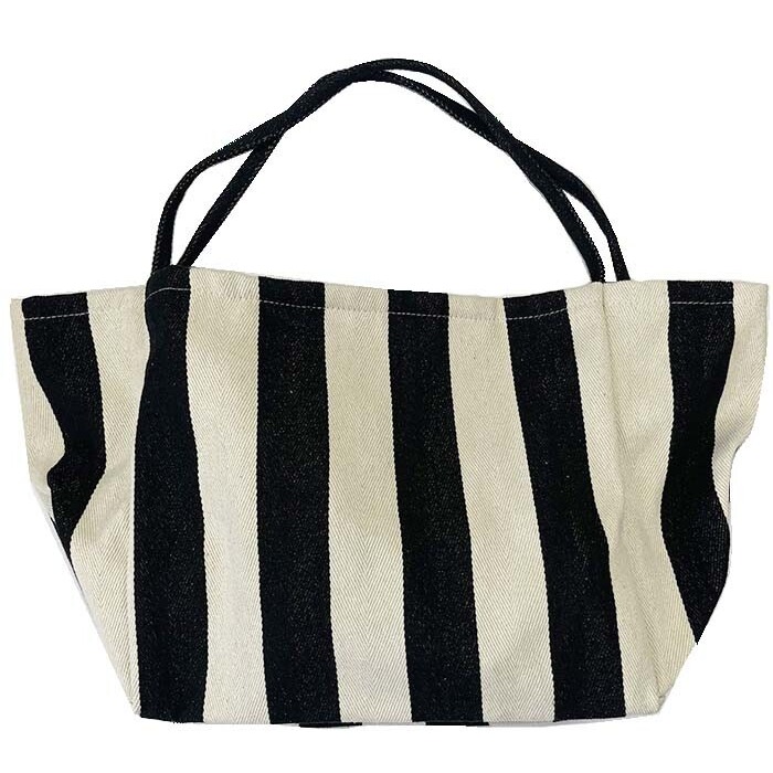 [現貨] 日本 jou jou lie 帆布袋 大容量 條紋帆布袋-規格圖6