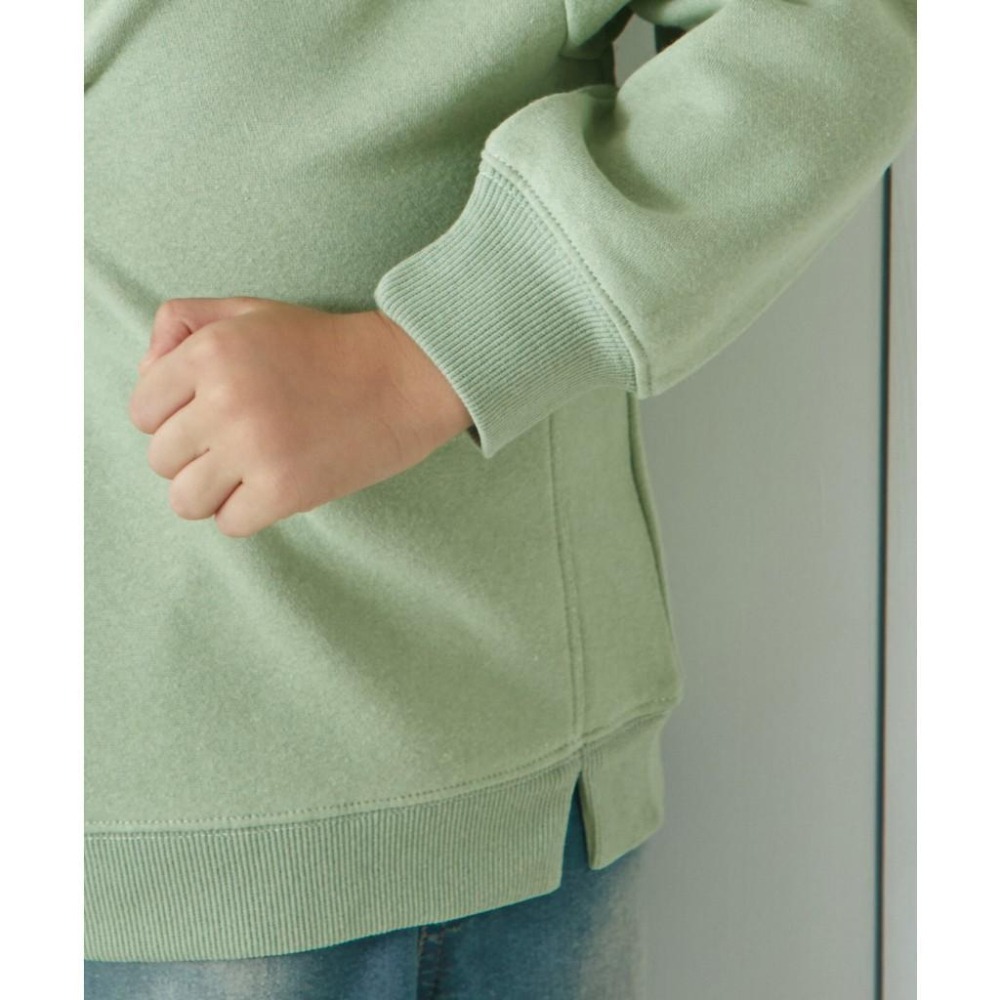 [現貨]日本 pairmanon 兒童圓領大學T 刷毛大學T  男女通用 110-150cm-細節圖3