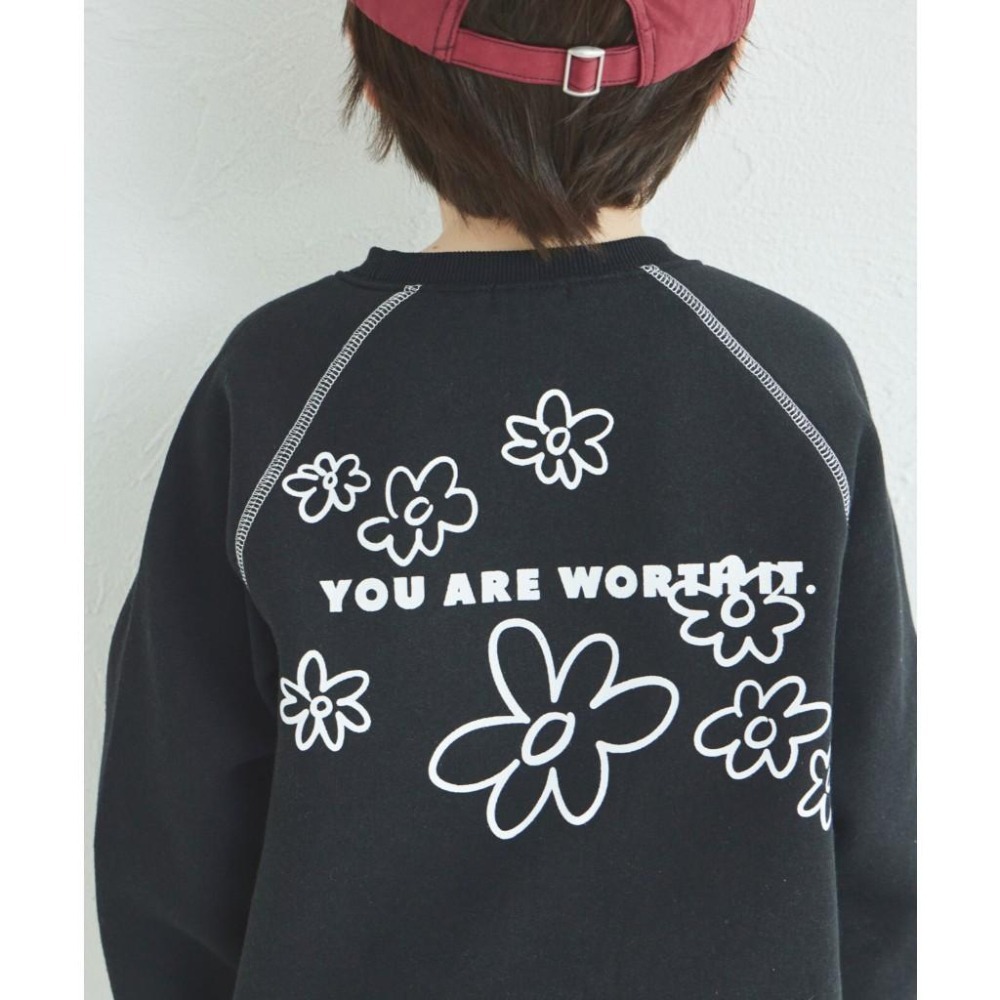 [現貨]日本 pairmanon 兒童圓領大學T 刷毛大學T  男女通用 110-150cm-細節圖5