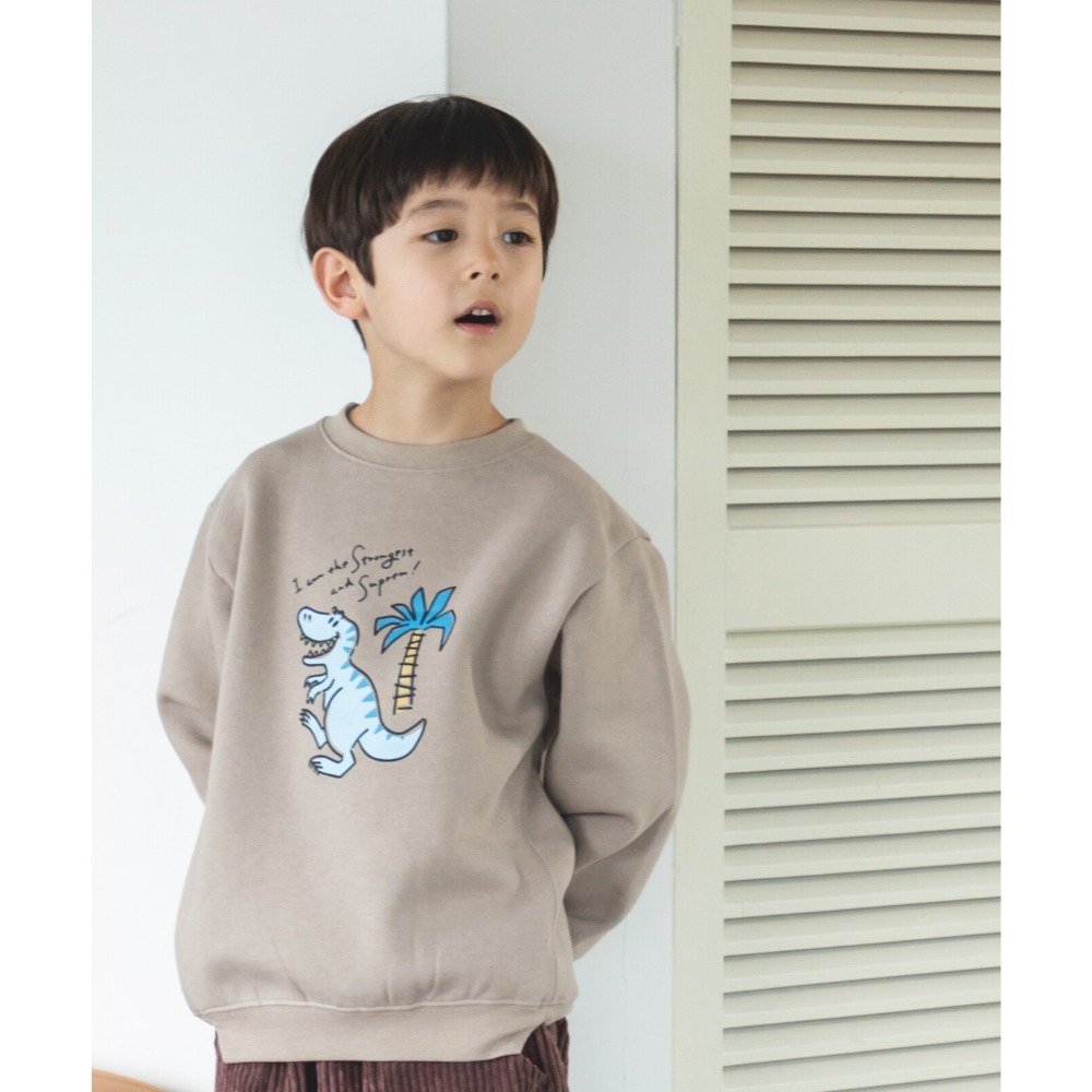 [現貨]日本 pairmanon 兒童圓領大學T 刷毛大學T  男女通用 110-150cm-規格圖8