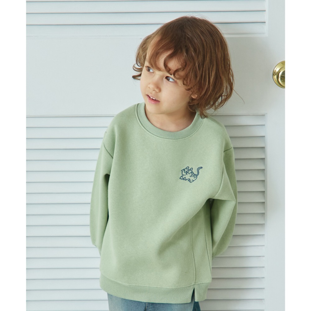 [現貨]日本 pairmanon 兒童圓領大學T 刷毛大學T  男女通用 110-150cm-規格圖8