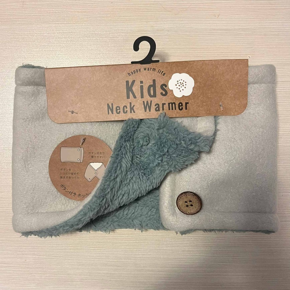 [現貨] 日本aube 日本脖圍 兒童脖圍 雙面脖圍 圍巾-規格圖9