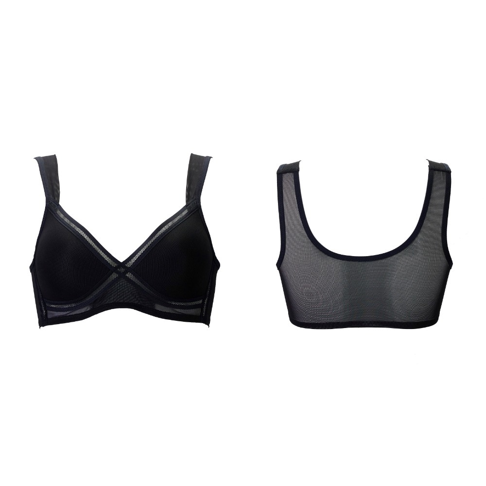 日本 Lucien 無鋼圈內衣 網眼布料 吸濕 排汗 速乾 華歌爾副牌-規格圖10