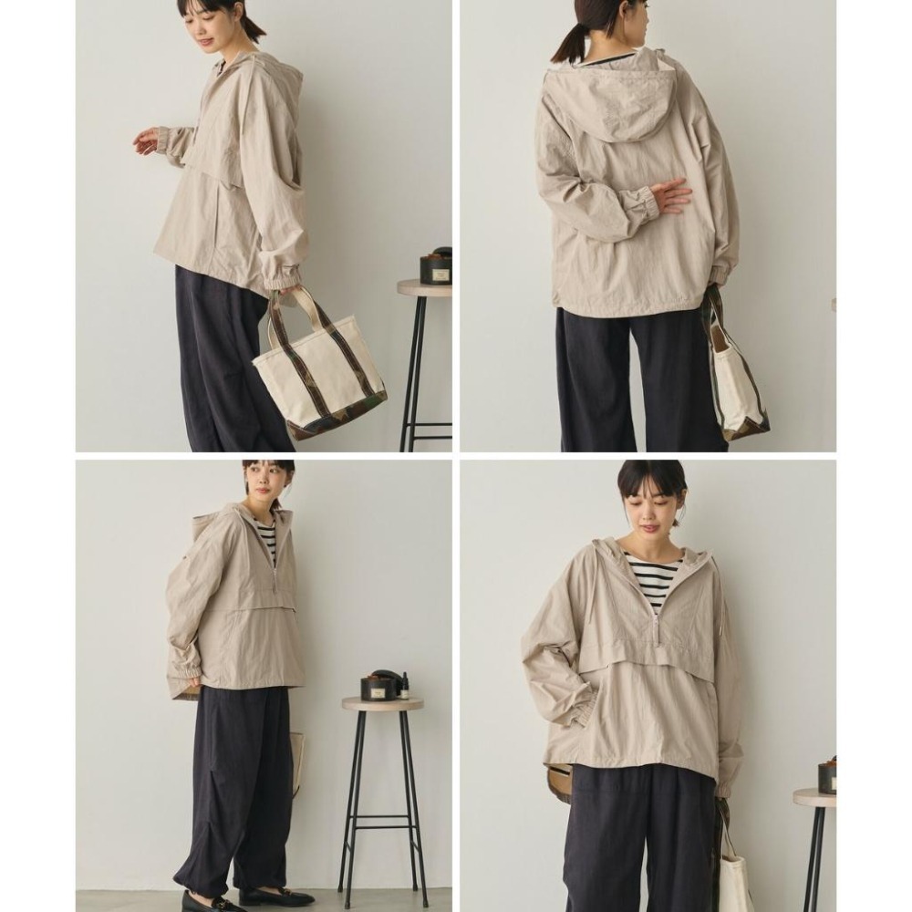 [現貨] 日本 Sans Souci 34+ 防潑水尼龍 防風上衣 跑者上衣-細節圖5