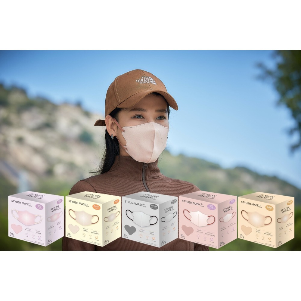 [現貨]日本 arbol 同款口罩 MASCLUB 3D口罩 涼感口罩 STYLISH MASK+10枚入-細節圖8