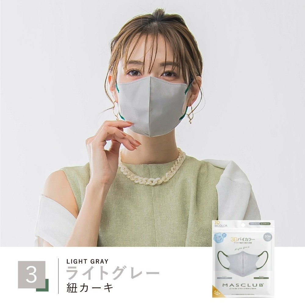 [現貨]日本 arbol 同款口罩 MASCLUB 3D口罩 涼感口罩 STYLISH MASK+10枚入-規格圖8