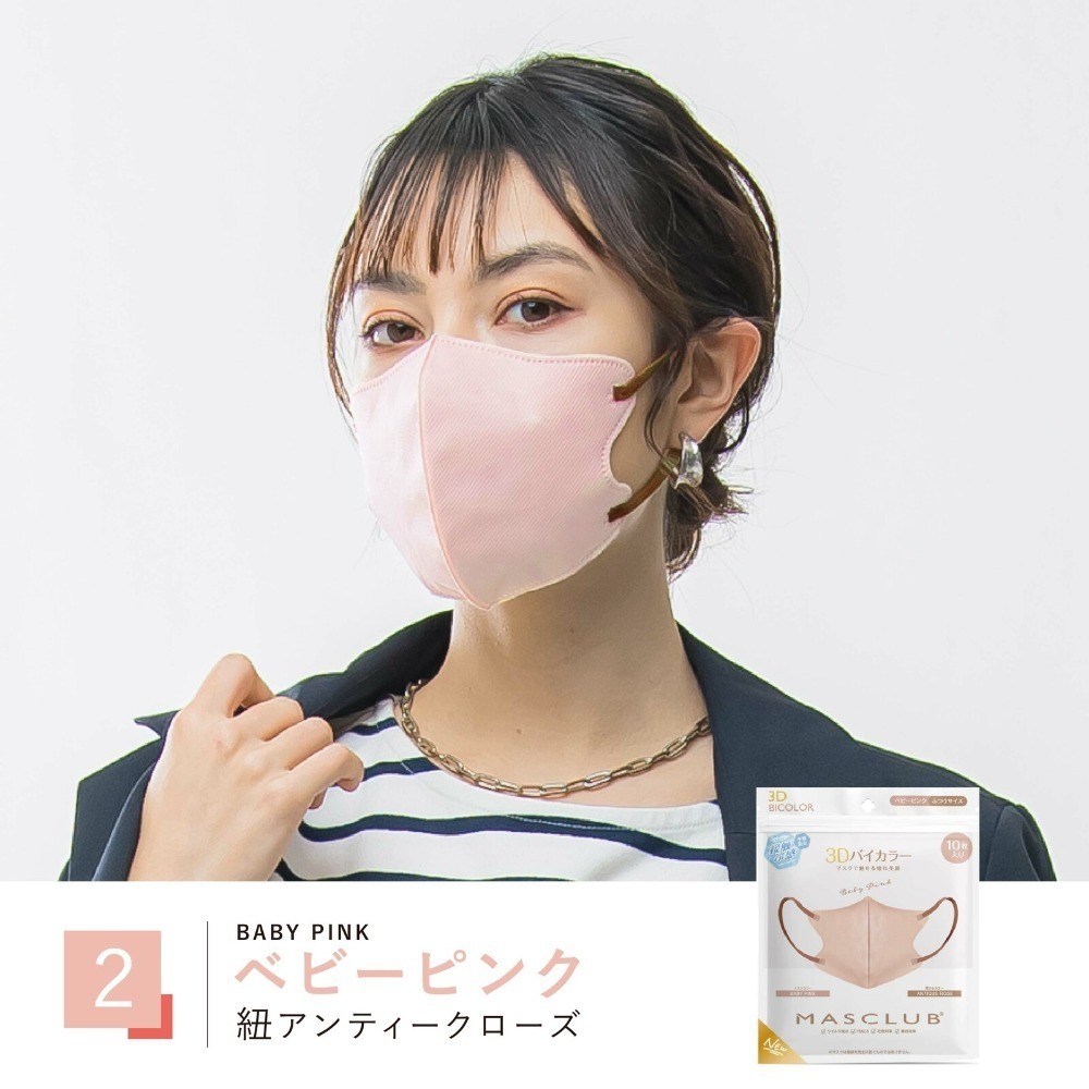 [現貨]日本 arbol 同款口罩 MASCLUB 3D口罩 涼感口罩 STYLISH MASK+10枚入-規格圖8