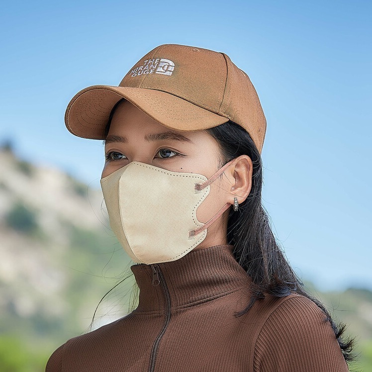 STYLISH MASK+beige_30枚