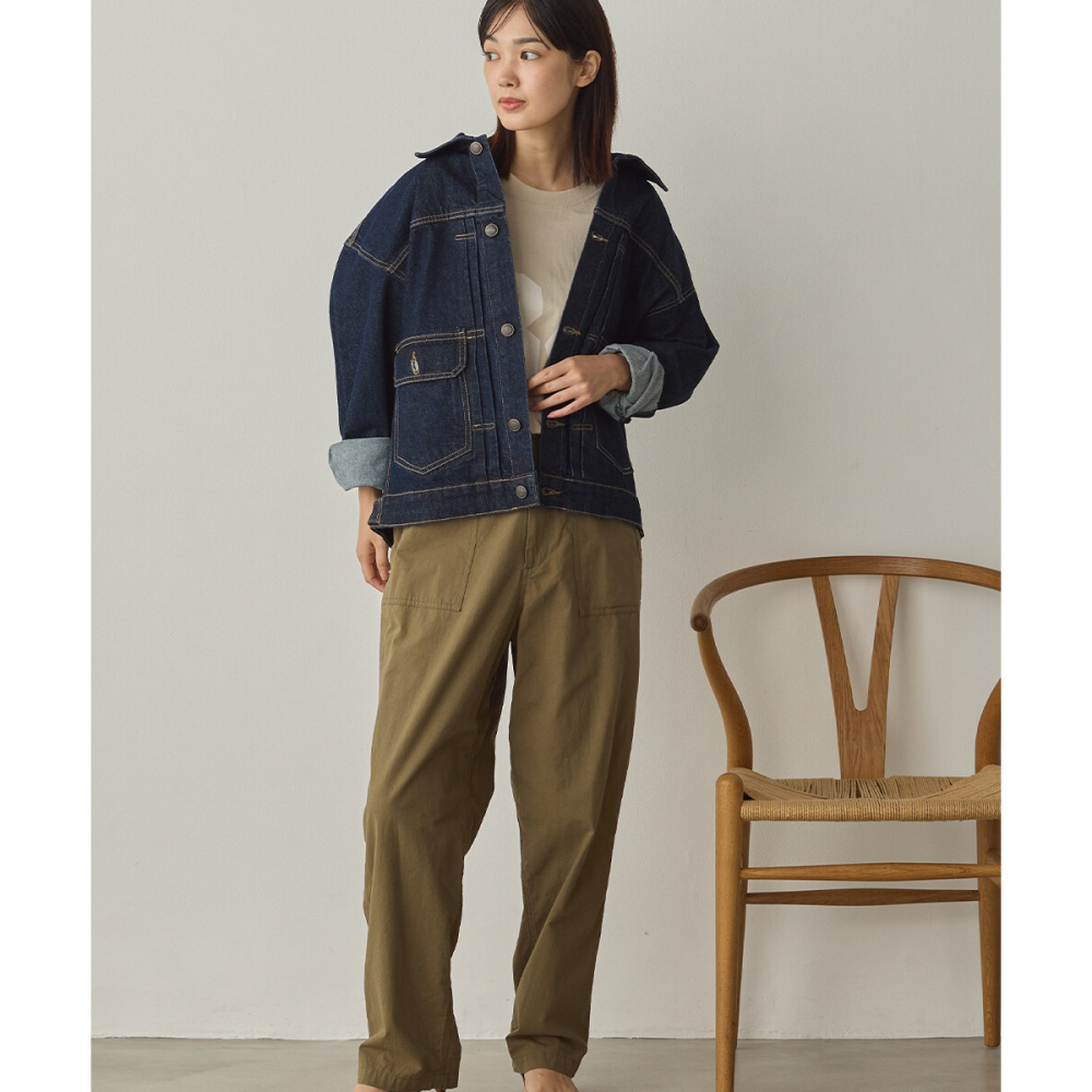 [現貨] 日本 Sans Souci 34+ 寬鬆牛仔外套 M-L-細節圖2