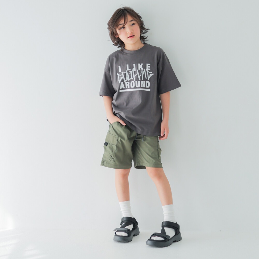 [現貨] 日本 Calvinspin 涼感短褲 男女童短褲 130-160cm-細節圖3