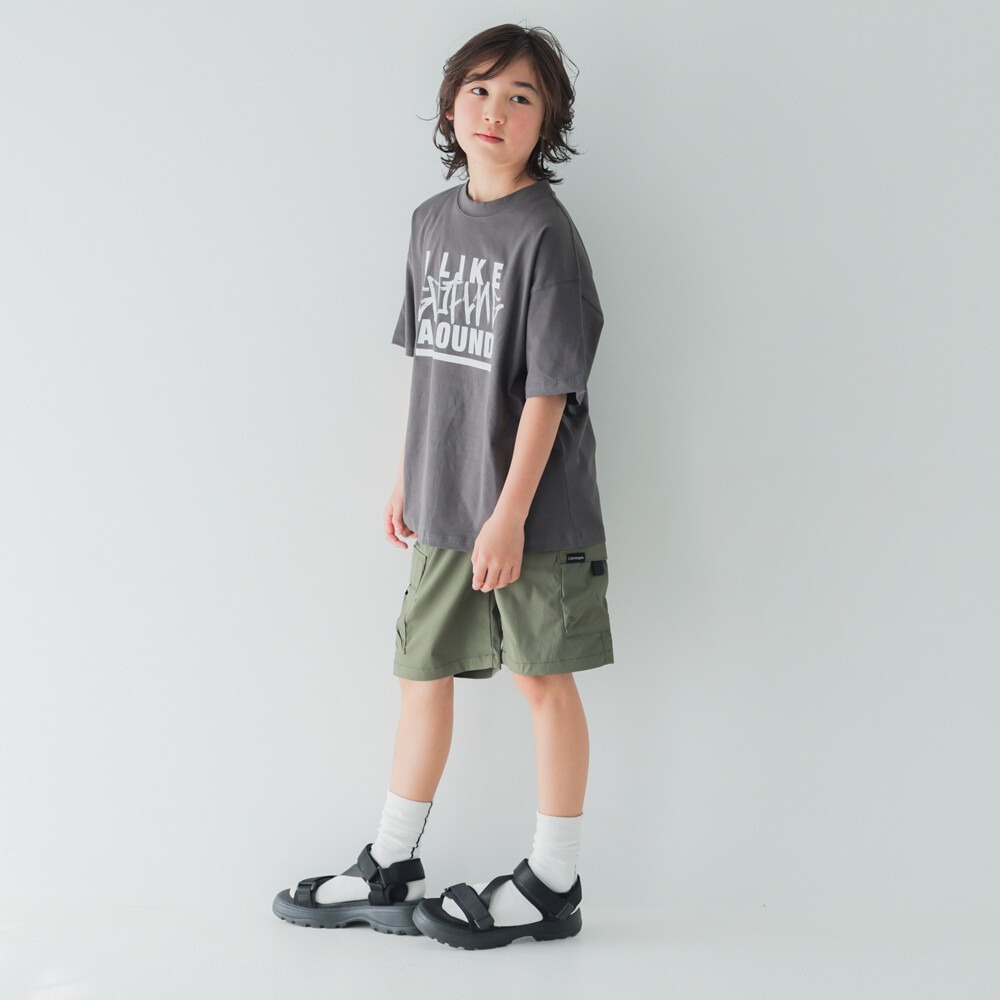[現貨] 日本 Calvinspin 涼感短褲 男女童短褲 130-160cm-細節圖4