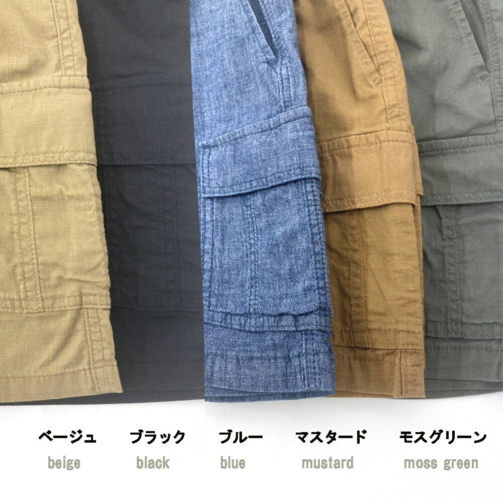 [現貨] L.COPECK 夏季必備 彈性棉質工裝短褲 120-160cm-細節圖10