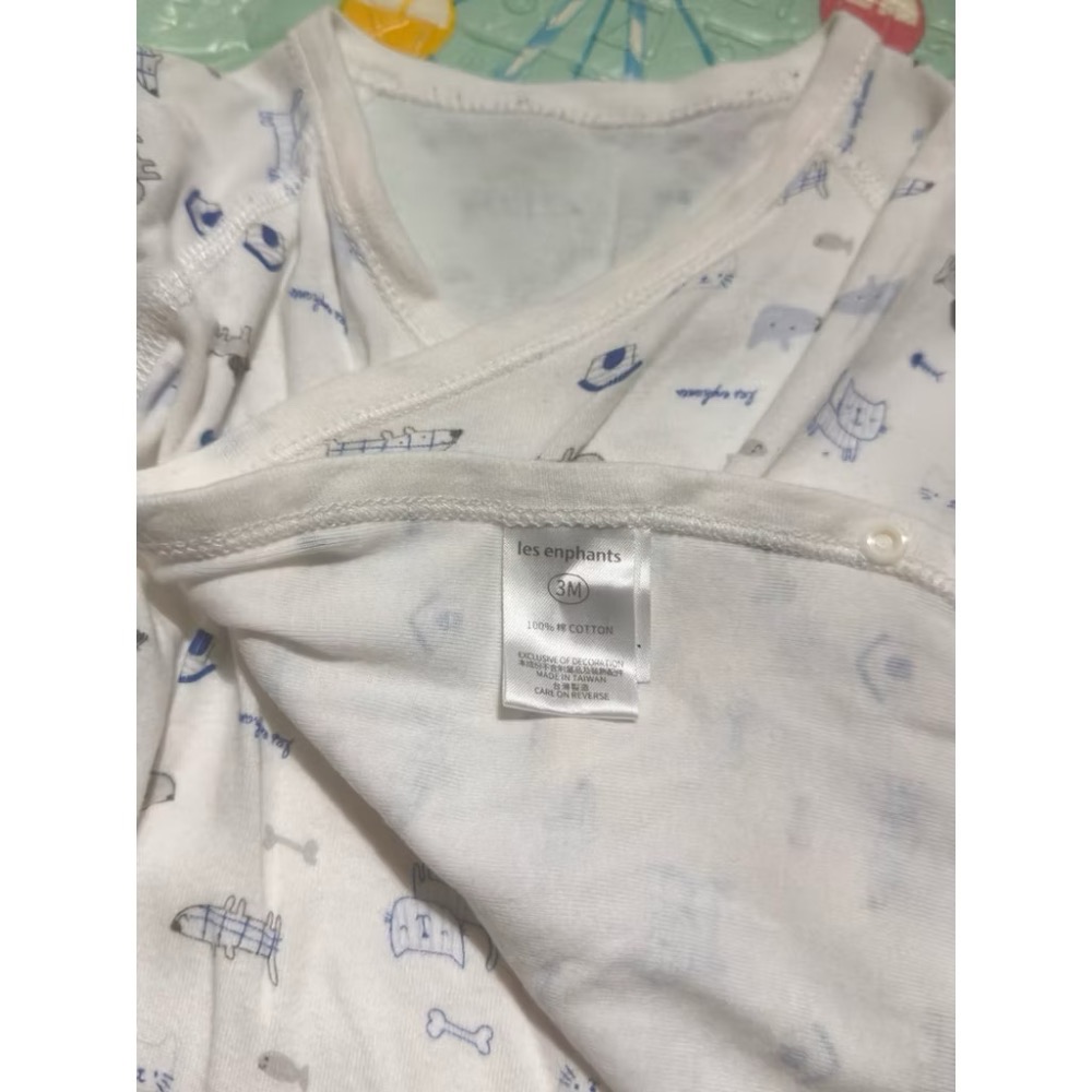 二手轉賣｜麗嬰房 0-3M新生兒寶寶蝴蝶衣 100%純棉-細節圖2