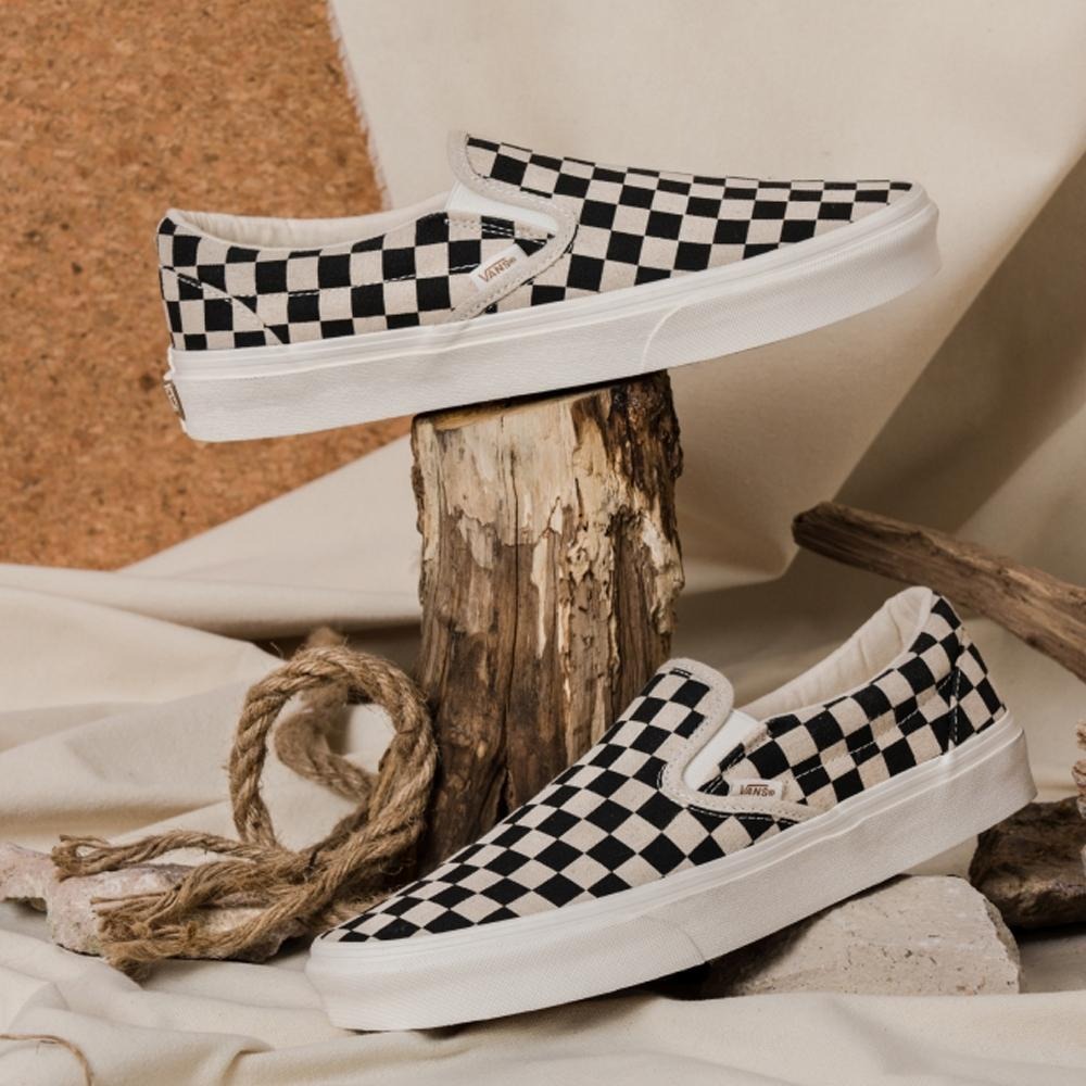 [現貨] 韓國代購 正品 VANS Old Skool 棋盤格 懶人鞋 踩腳 環保材質 男女帆布鞋 情侶板鞋 情侶鞋-細節圖5