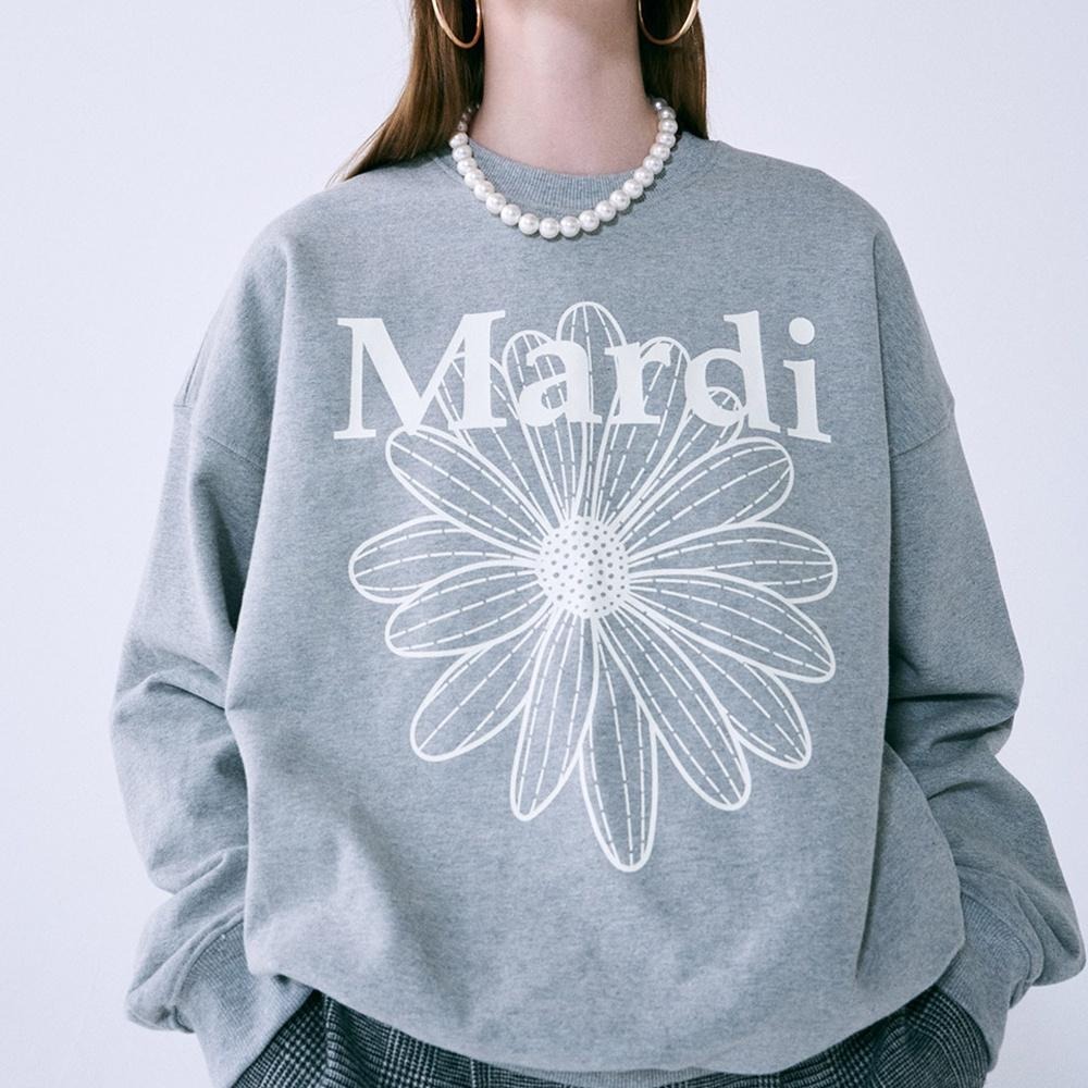 [現貨] 韓國門市正品 Mardi mercredi 秋冬 大學T 衛衣 金高銀 김고은 短T 門市直購 非東大門打板衣-細節圖3