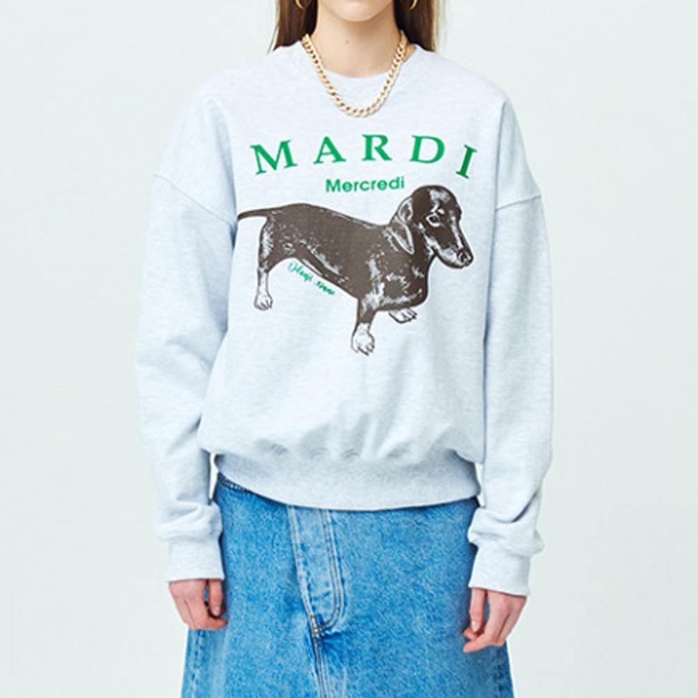 [現貨] 韓國門市正品 Mardi mercredi 秋冬 大學T 衛衣 金高銀 김고은 短T 門市直購 非東大門打板衣-細節圖4