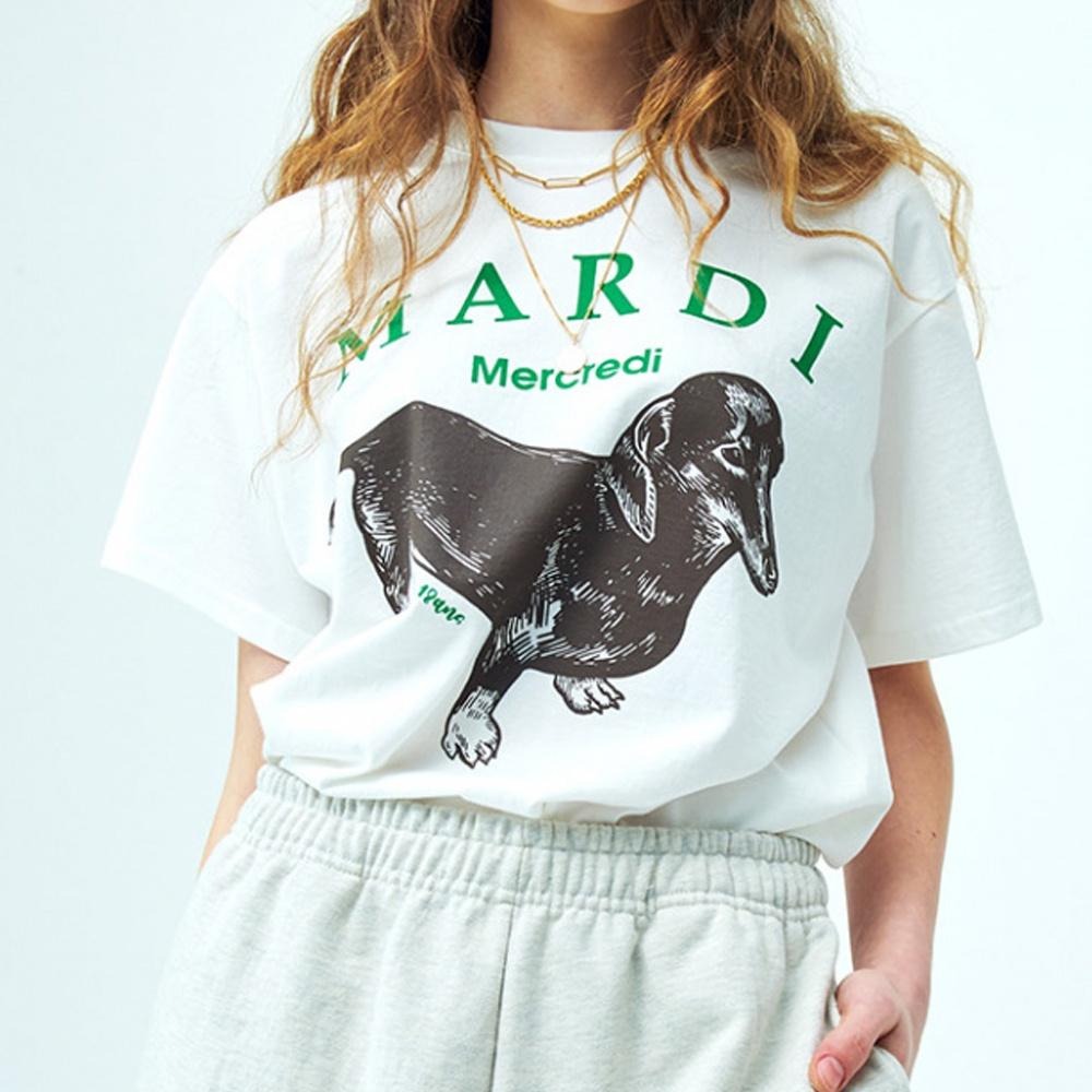 [現貨] 韓國門市正品 Mardi mercredi 秋冬 大學T 衛衣 金高銀 김고은 短T 門市直購 非東大門打板衣-細節圖7