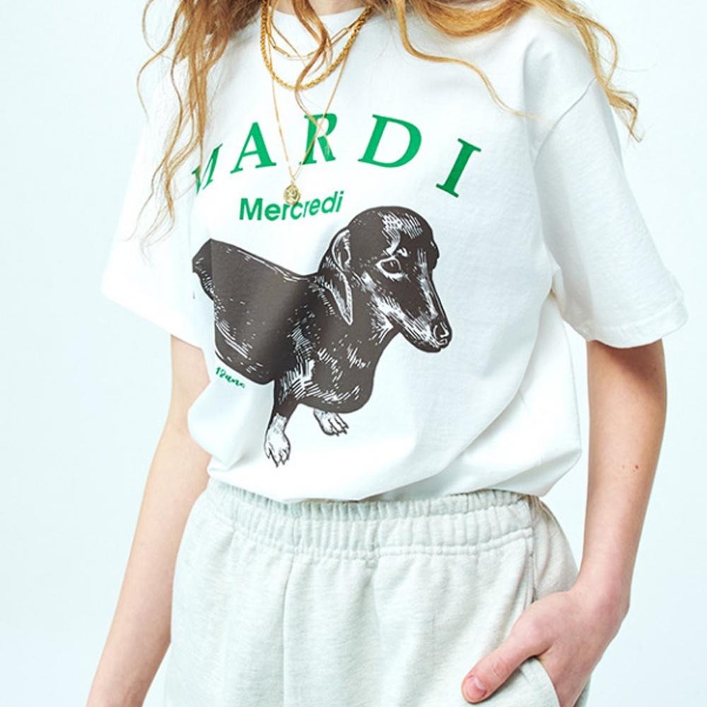 [現貨] 韓國門市正品 Mardi mercredi 秋冬 大學T 衛衣 金高銀 김고은 短T 門市直購 非東大門打板衣-細節圖8