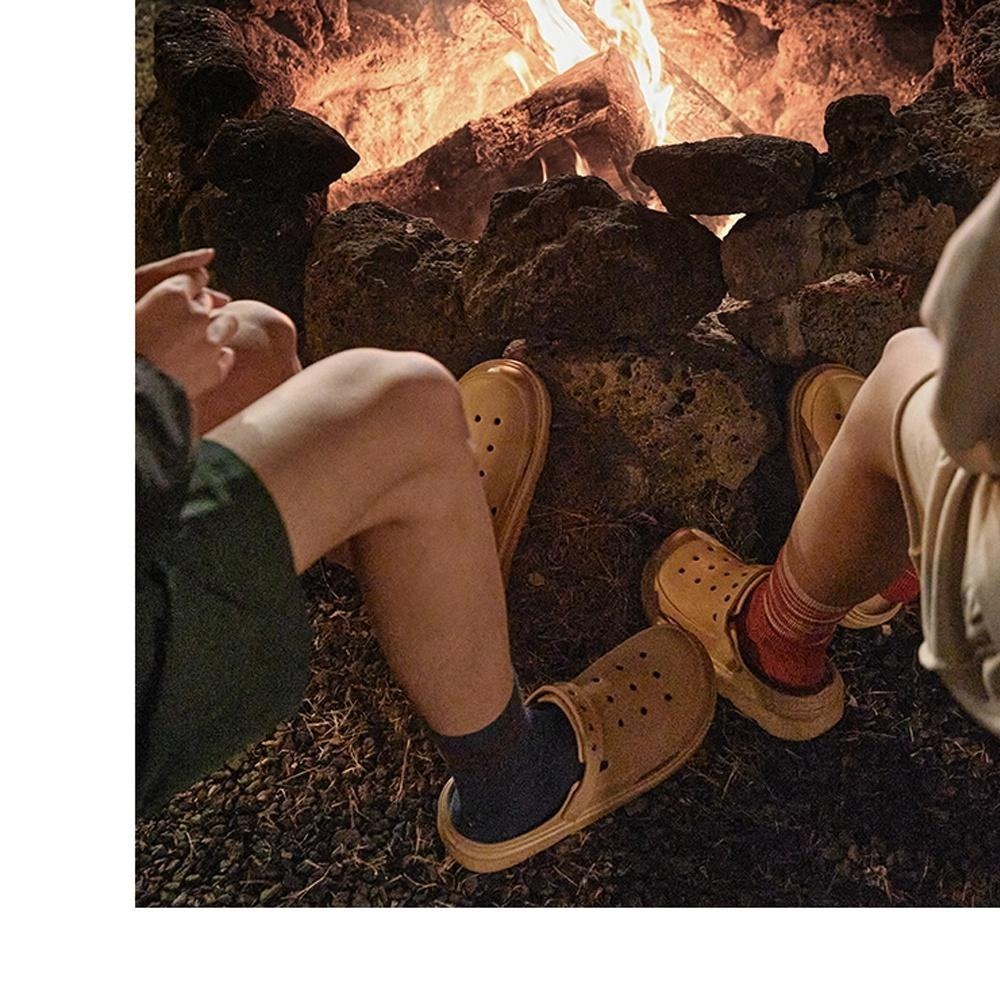 [現貨] 韓國 現貨 folder LABEL 雲朵 洞洞鞋 4色 雲朵洞洞鞋 海灘鞋 增高鞋 露營 戶外鞋 涼鞋 拖鞋-細節圖5