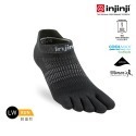 【injinji】女 Run輕量吸排五趾隱形襪NX(黑色) -WAA9095 | 五趾襪 隱形襪 女襪-規格圖7