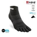 【injinji】Run吸排五趾短襪NX (黑色) - NAA1495 | 五趾襪 短襪 中性襪-規格圖7