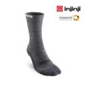 【injinji】HIKER 男 羊毛中筒健行襪-外襪 (石墨灰) - MAA62|中筒襪 羊毛襪 健行外襪 男襪-規格圖4