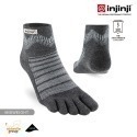 【injinji】Outdoor戶外避震羊毛五趾短襪NX(石板灰) - NAA7594| 五趾襪 登山襪 羊毛襪 中性款-規格圖6