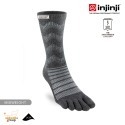 【injinji】Outdoor戶外避震羊毛五趾中筒襪NX (石板灰) -NAA76|五趾襪 登山襪 中筒襪 中性襪-規格圖6