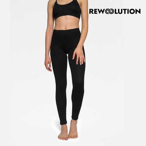【Rewoolution】女COVER 180g內搭褲[黑色] 羊毛褲 內搭 保暖褲 登山必備| REJB2WP5019