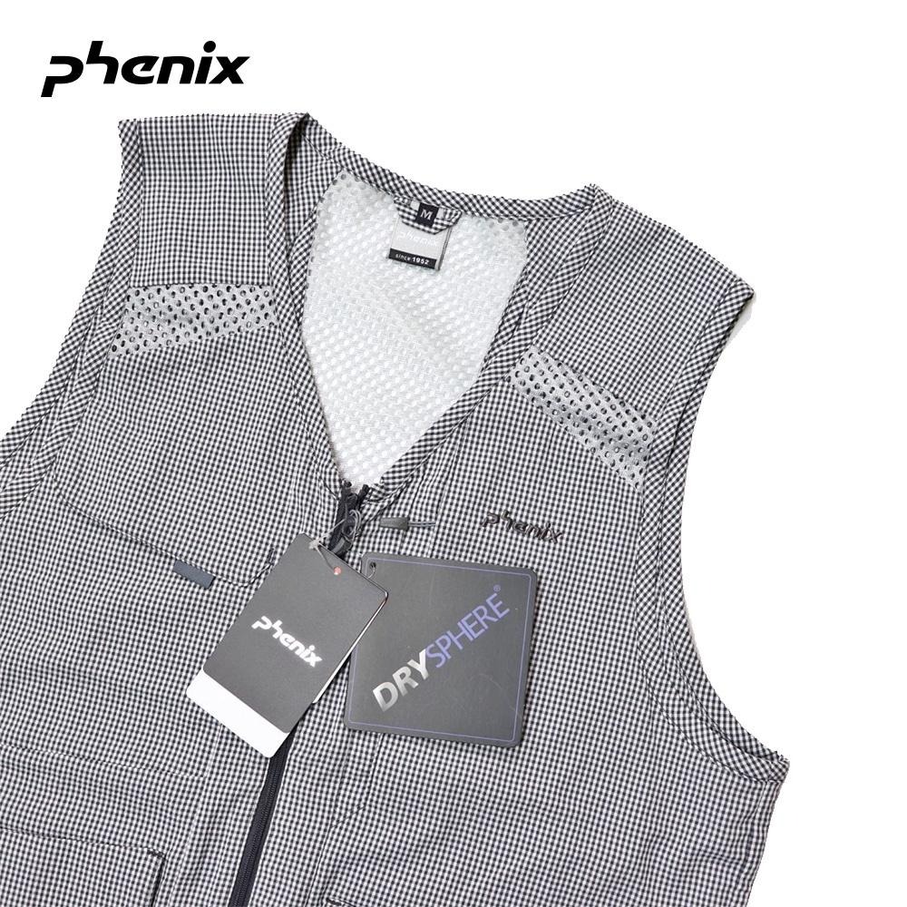 【PHENIX】超潑水彈性多口袋透氣背心[白色] 背心外套 | PHIA1NV00191-細節圖3