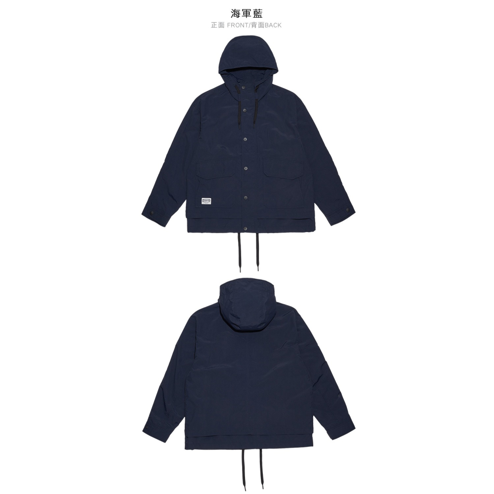 【BLACKYAK】男 GILMORE外套(海軍藍)-秋冬 環保 防風 透氣 抗菌 休閒 外套 襯衫  上衣-細節圖4