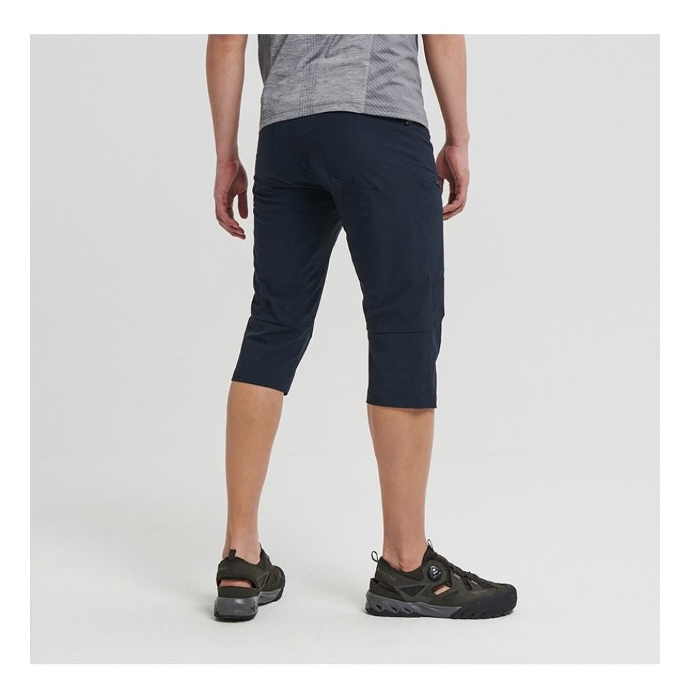 【BLACKYAK】男 MUST耐磨七分褲(海軍藍/淺碳灰)-春夏 | 修身 透氣  附腰帶  | BYAB1MP102-細節圖5