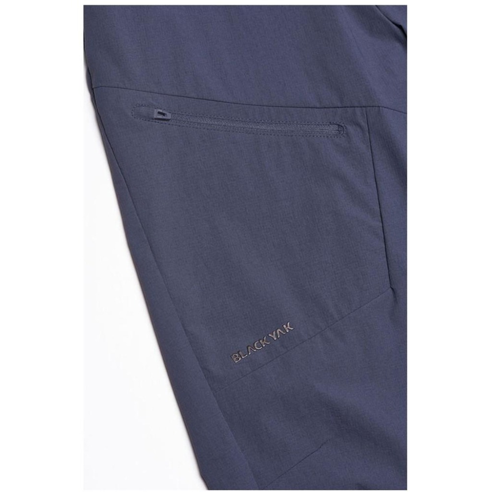 【BLACKYAK】男 MUST耐磨七分褲(海軍藍/淺碳灰)-春夏 | 修身 透氣  附腰帶  | BYAB1MP102-細節圖9