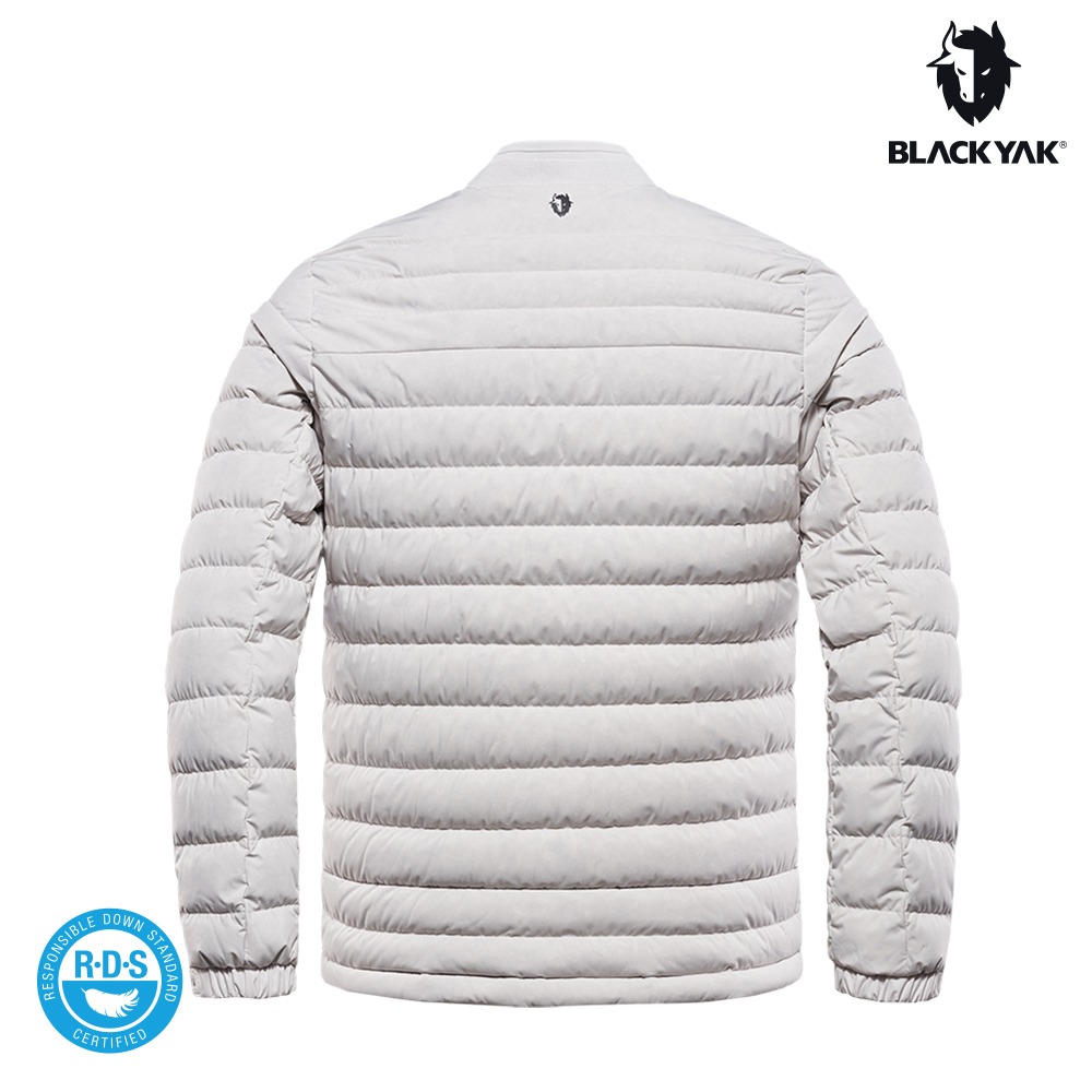 【BLACKYAK】男 DECA SLIM羽絨外套(銀米白) 鵝絨 輕量羽絨 羽絨外套 | BYAB2MJ406-細節圖2