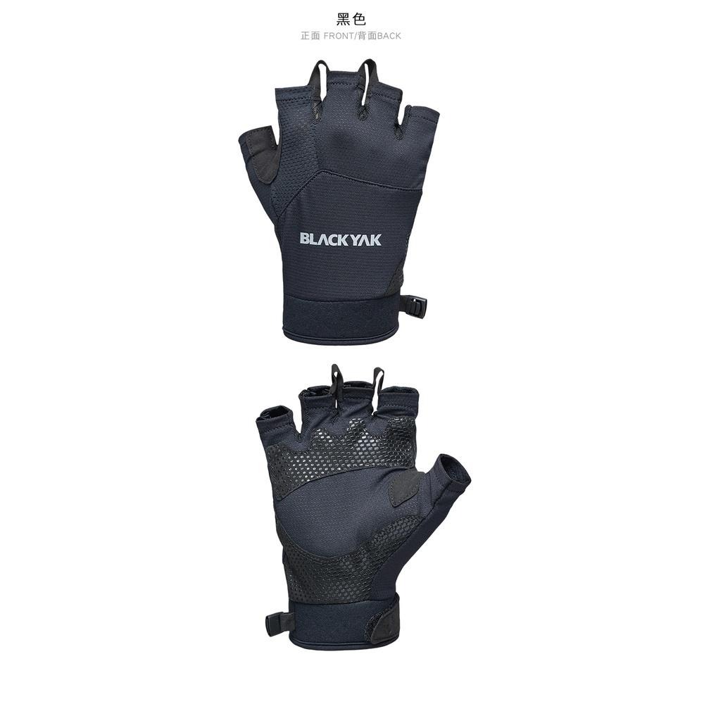 【BLACKYAK】YAK半指手套(海軍藍/黑/粉紅)-春夏|耐磨 防滑手套|BYAB1NAN05-細節圖3