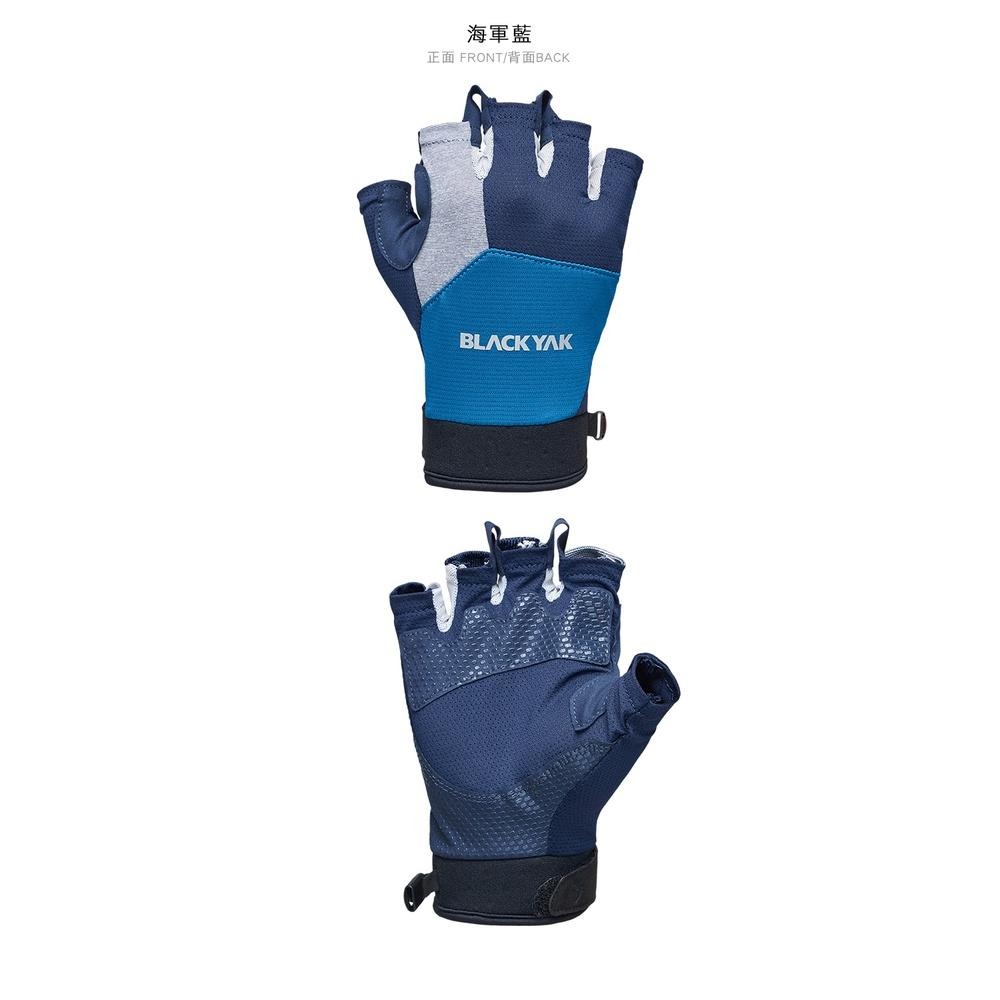 【BLACKYAK】YAK半指手套(海軍藍/黑/粉紅)-春夏|耐磨 防滑手套|BYAB1NAN05-細節圖4