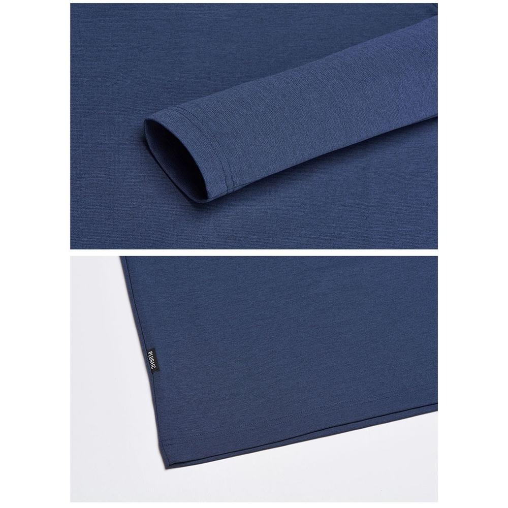 【BLACKYAK】男 CLASSY長袖半開襟(灰卡其/碳灰)-秋冬 長袖T恤 機能服 運動上衣 |BYAB2MC903-細節圖4