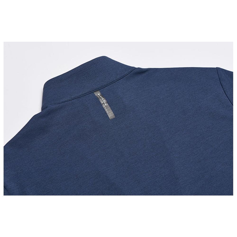 【BLACKYAK】男 CLASSY長袖半開襟(灰卡其/碳灰)-秋冬 長袖T恤 機能服 運動上衣 |BYAB2MC903-細節圖5