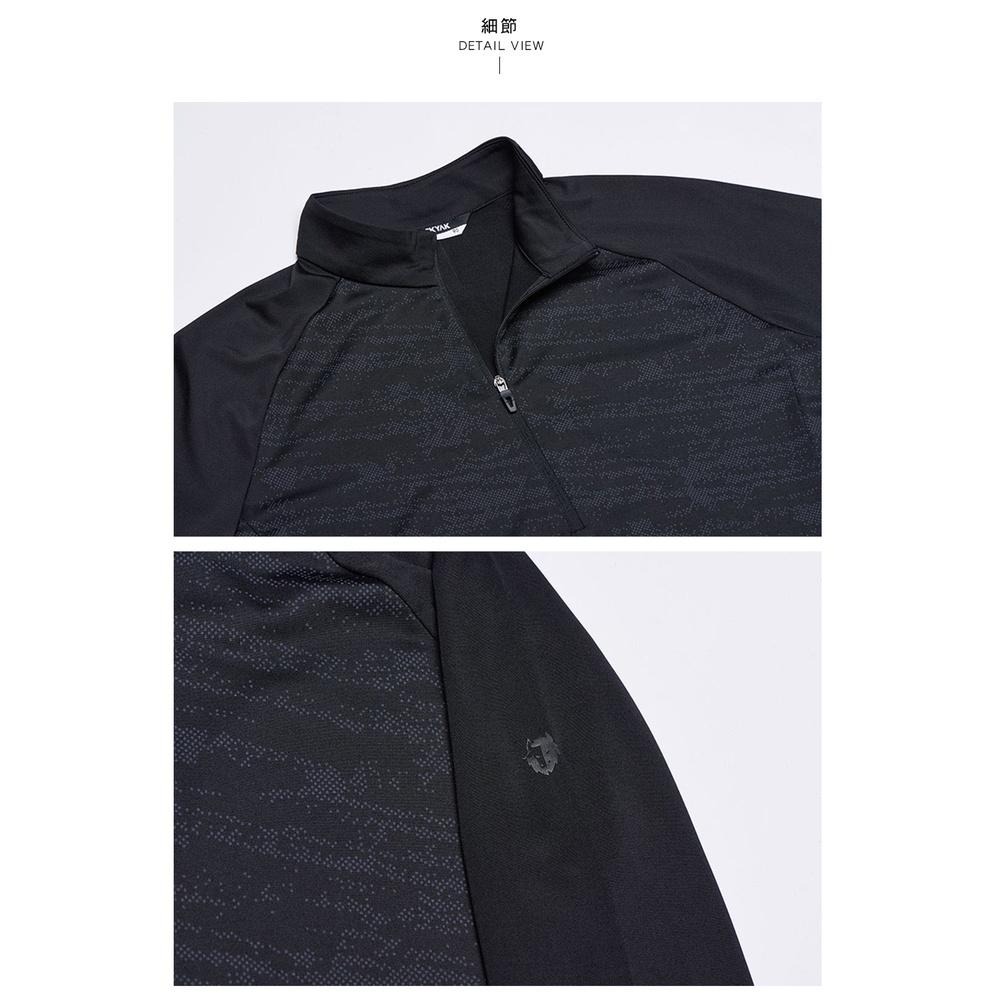 【BLACKYAK】女 PRIS長袖半開襟 (黑色/奶油白)-秋冬 上衣 登山 機能服 運動服 |BYAB2WC902-細節圖4