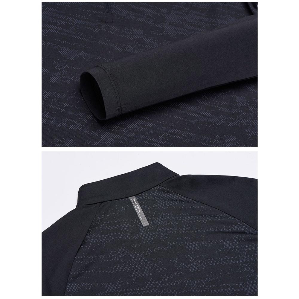 【BLACKYAK】女 PRIS長袖半開襟 (黑色/奶油白)-秋冬 上衣 登山 機能服 運動服 |BYAB2WC902-細節圖5