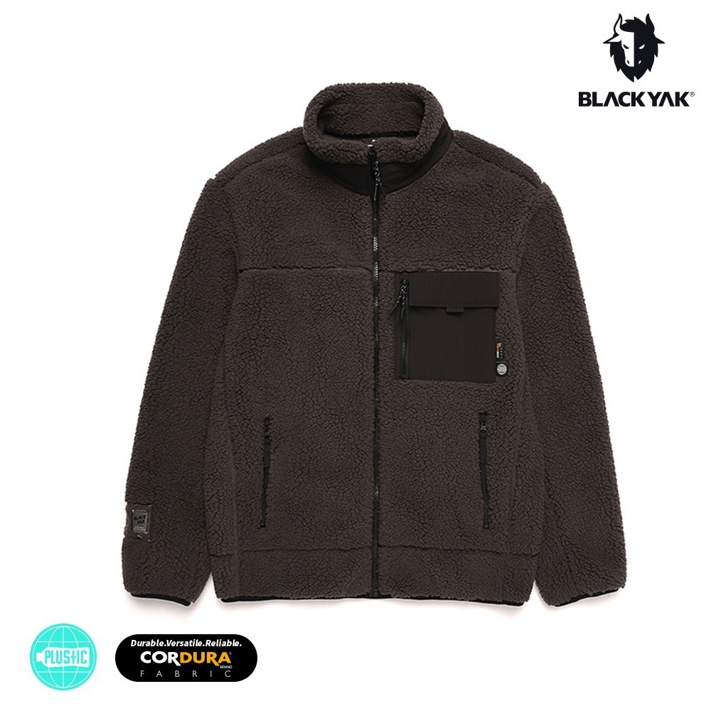 【BLACKYAK】男 MACAROON刷毛保暖外套(淺卡其/碳棕色) 防風 保暖 刷毛外套 |BYAB2MM001-規格圖8