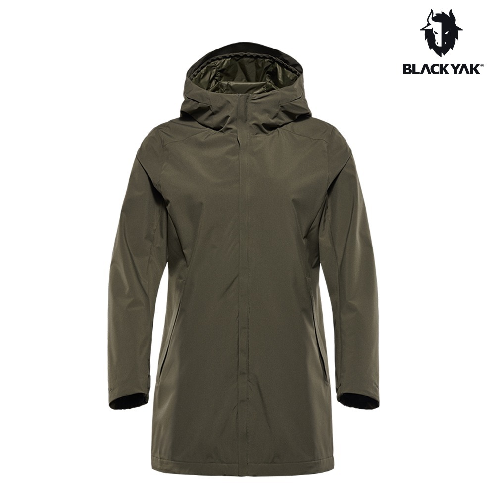 【BLACK YAK】女 ESSENTIAL 2L長版防水外套(橄綠/象牙色) 防水外套 機能外套|BYAB2WJ601-規格圖5