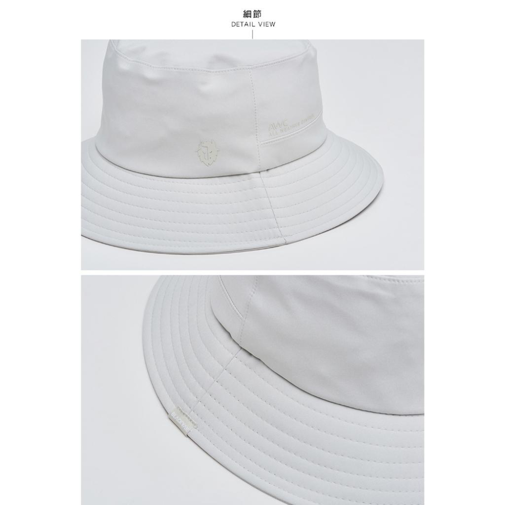 【BLACKYAK】AWC防水漁夫帽(卡其色/米白)-專利防水透氣機能帽|CB1NAH04|2BYHTS3922-細節圖5