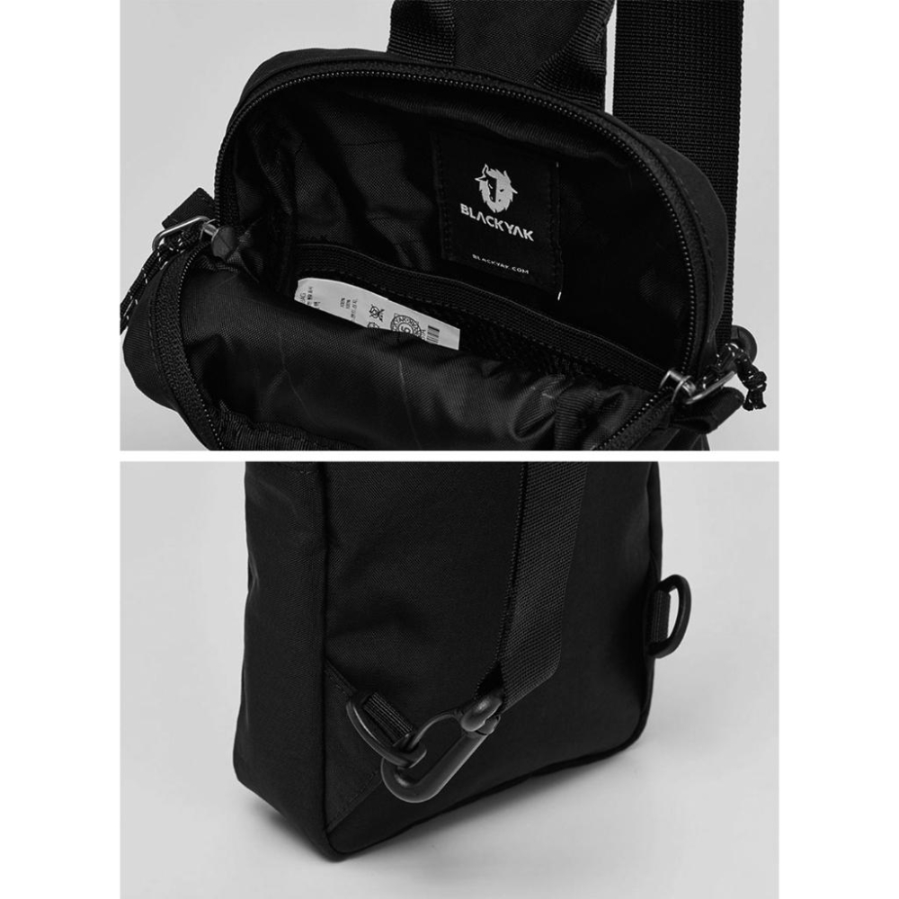 【BLACKYAK】TRAVEL CROSS BODY 斜背包(碳灰/黑色)-四季 登山包 斜背包│BYCB1NBD02-細節圖5