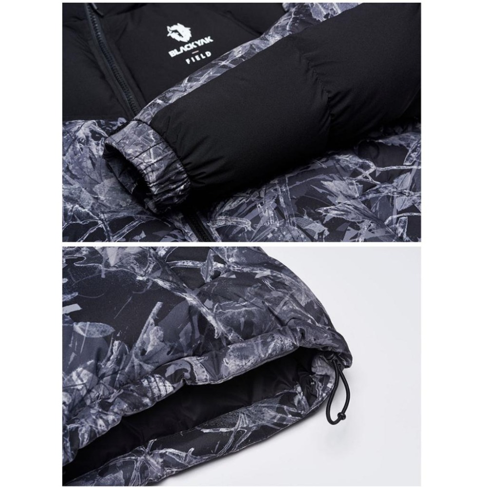 【BLACKYAK】男 THUNDER羽絨外套 (碳灰/黑色)-秋冬 鵝絨 羽絨外套 保暖外套 |BYBB2MJ406-細節圖7