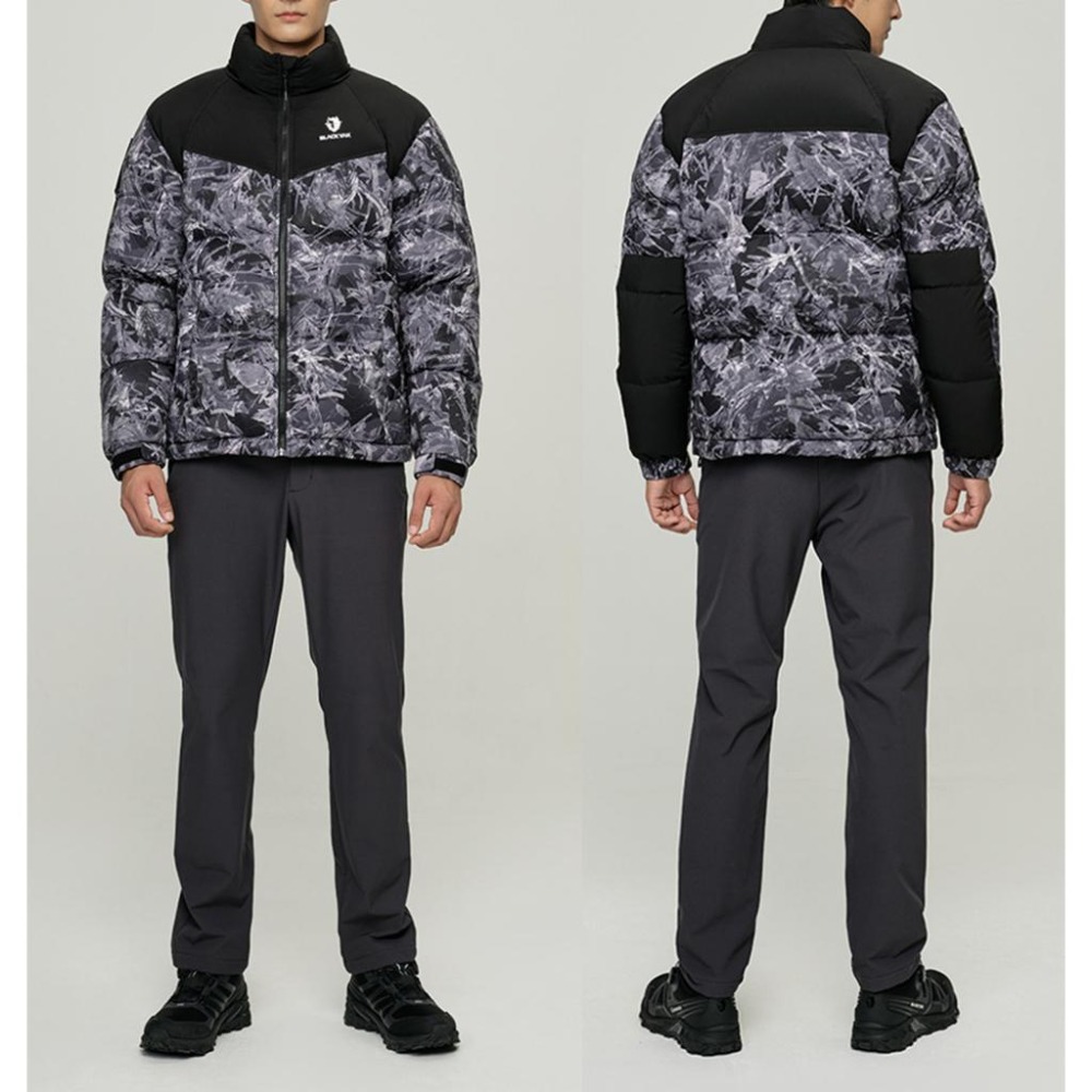 【BLACKYAK】男 THUNDER羽絨外套 (碳灰/黑色)-秋冬 鵝絨 羽絨外套 保暖外套 |BYBB2MJ406-細節圖9