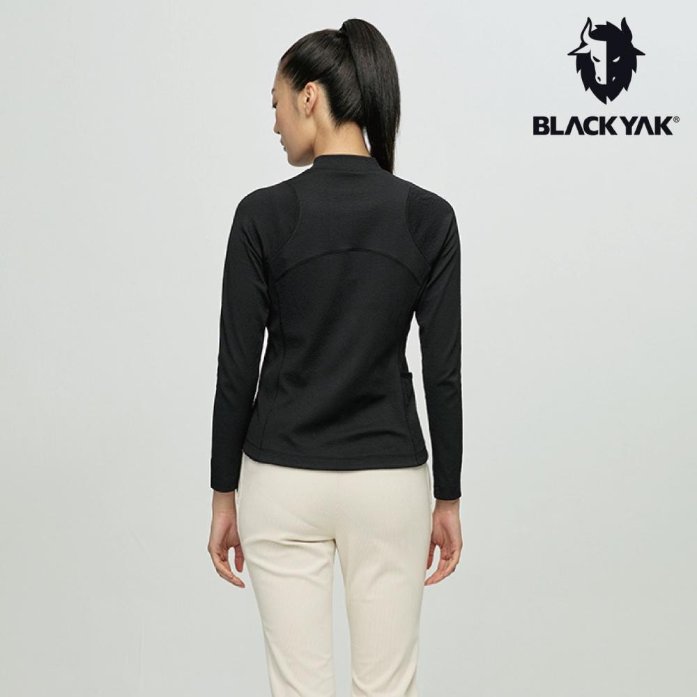 【BLACKYAK】女 STOMA小高領長袖上衣(紫粉紅/淺藍/黑色)-秋冬 保暖上衣 |BYBB2WC703-細節圖6