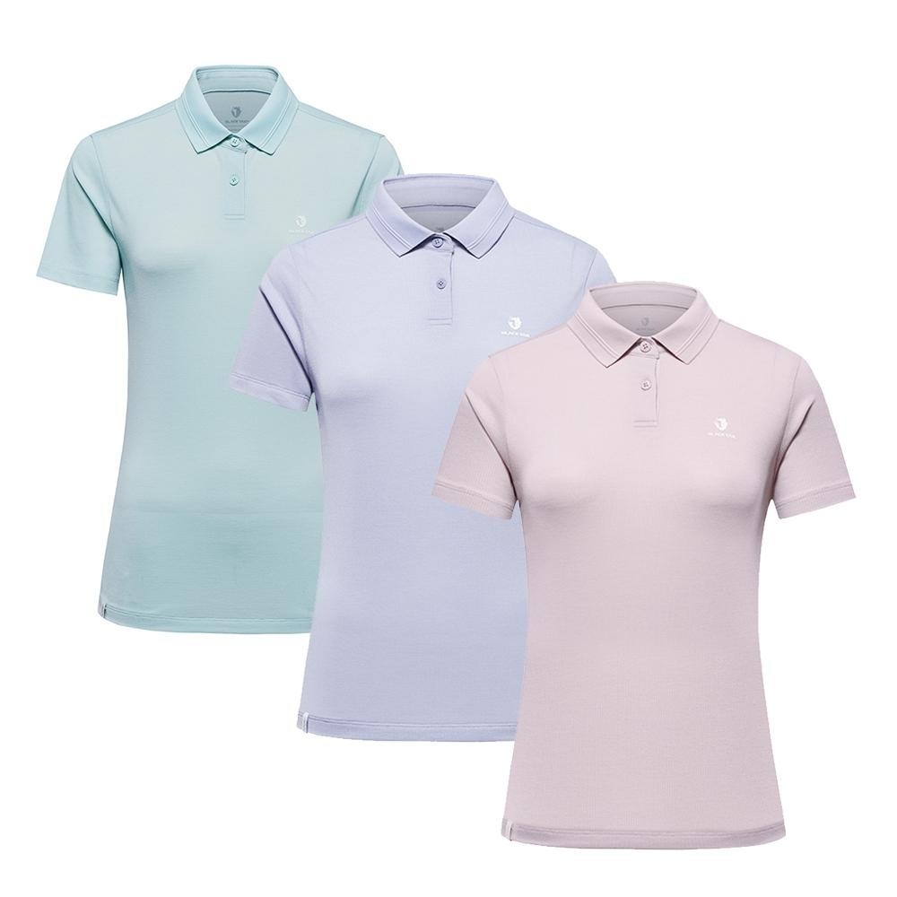 【BLACKYAK】女 BREATHY短袖POLO衫(3色)-涼感天絲 抗菌除臭|BYDB1WC10-細節圖2