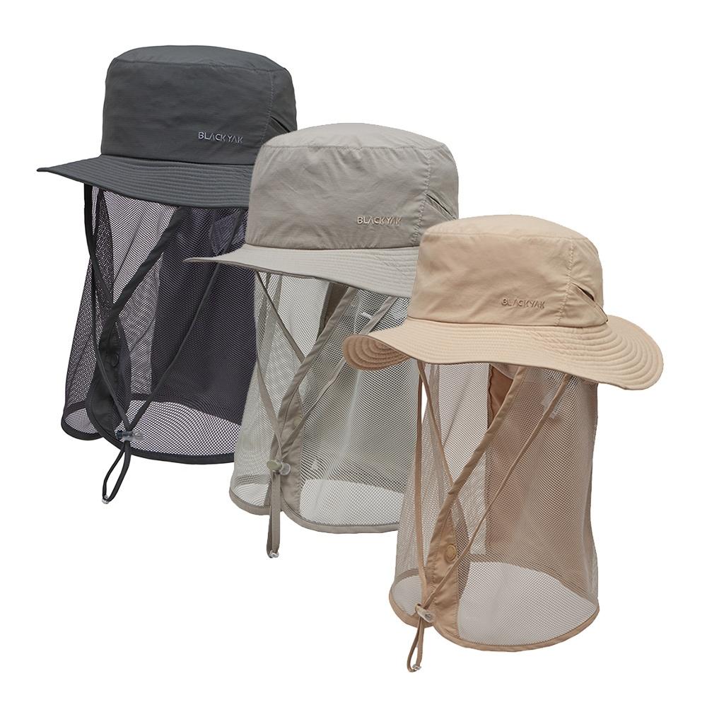 【BLACKYAK】SAHARA護頸遮陽圓盤帽(3色)-透氣 吸濕快乾 遮陽帽|DB1NAF07|2BYHTS4920-細節圖2